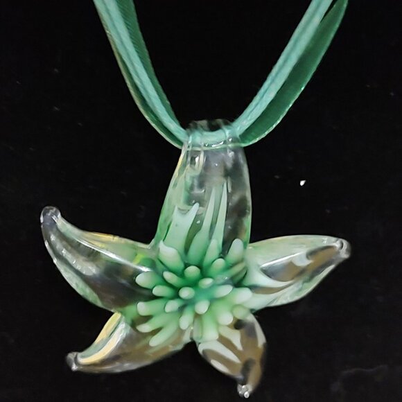 Il Murano di Francesca 53x50mm Murano Glass Starfish Pendant